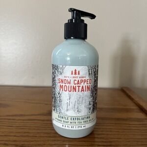 1 Bath & Body Works SNOW CAPPED MOUNTAIN Exfoliating Hand Soap‎ Scrub 8.3 oz